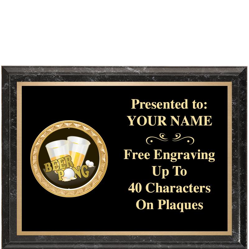 8X6 BLACK EXECUTIVE INSERT PLQ