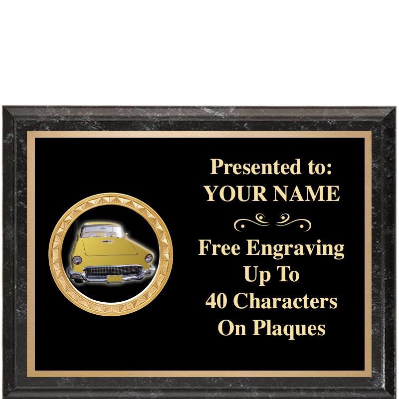 8X6 BLACK EXECUTIVE INSERT PLQ