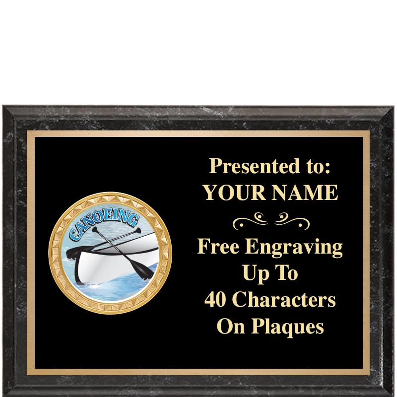 8X6 BLACK EXECUTIVE INSERT PLQ