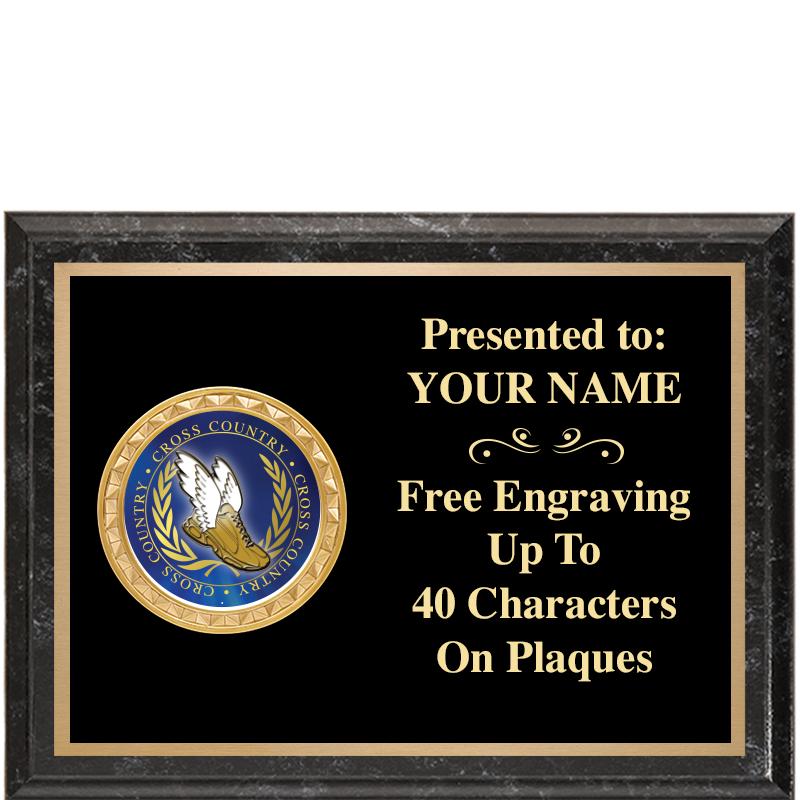 8X6 BLACK EXECUTIVE INSERT PLQ