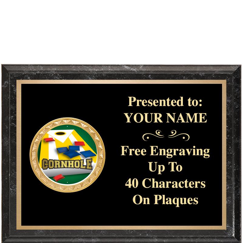 8X6 BLACK EXECUTIVE INSERT PLQ