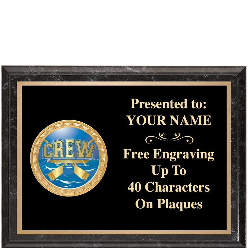 8X6 BLACK EXECUTIVE INSERT PLQ