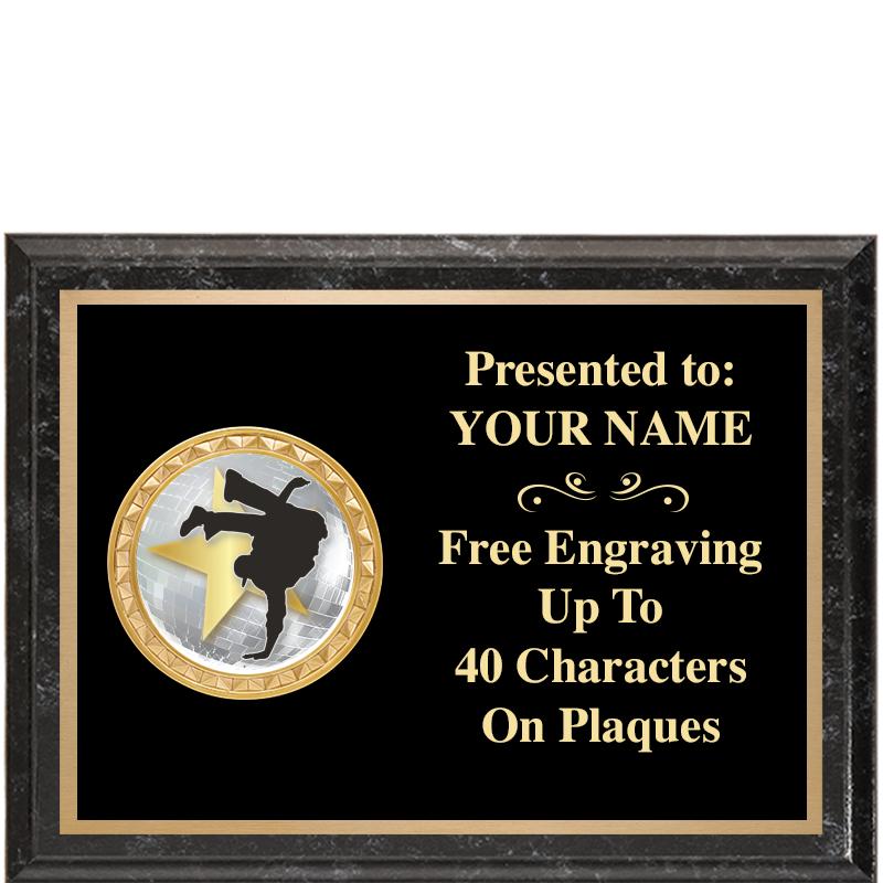 8X6 BLACK EXECUTIVE INSERT PLQ