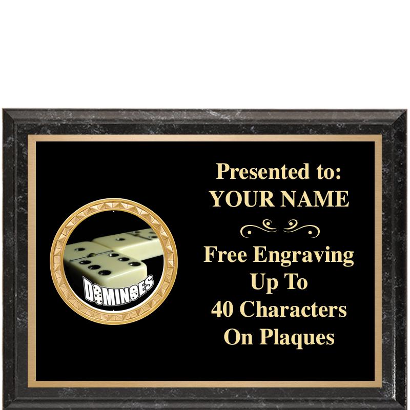 8X6 BLACK EXECUTIVE INSERT PLQ