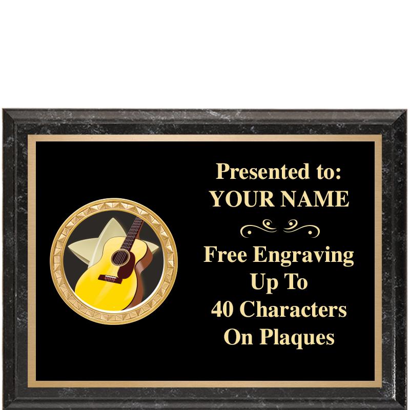 8X6 BLACK EXECUTIVE INSERT PLQ