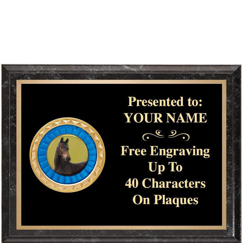 8X6 BLACK EXECUTIVE INSERT PLQ