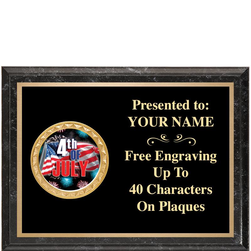 8X6 BLACK EXECUTIVE INSERT PLQ