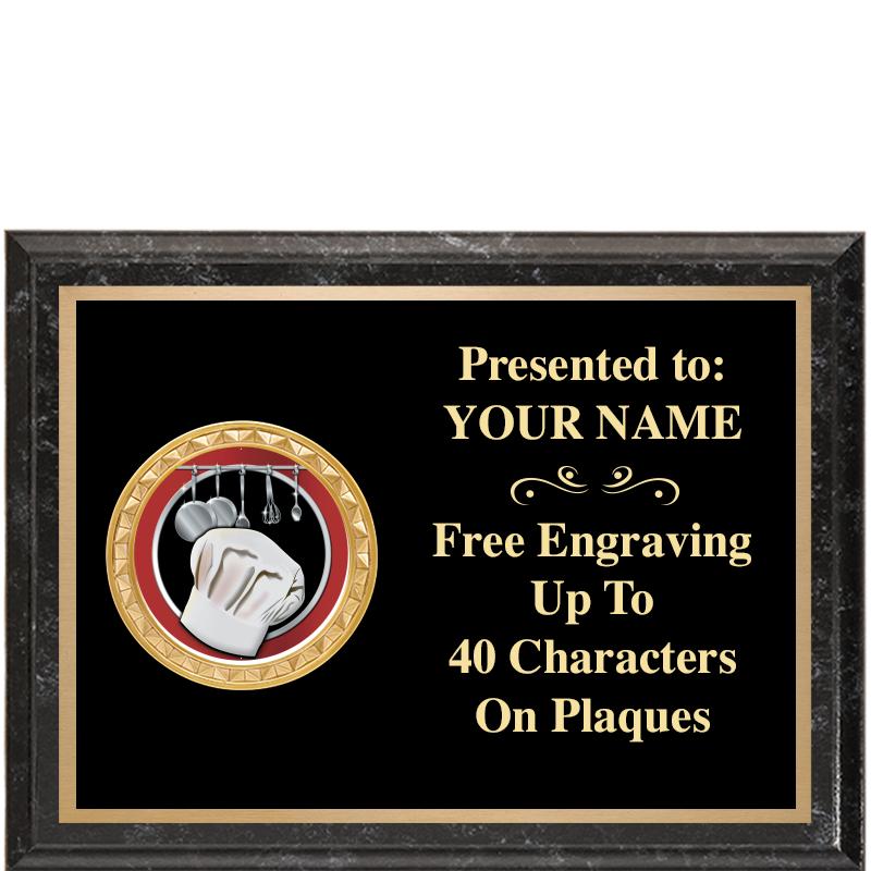 8X6 BLACK EXECUTIVE INSERT PLQ