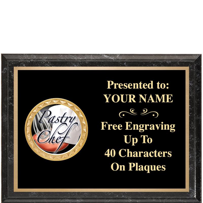 8X6 BLACK EXECUTIVE INSERT PLQ