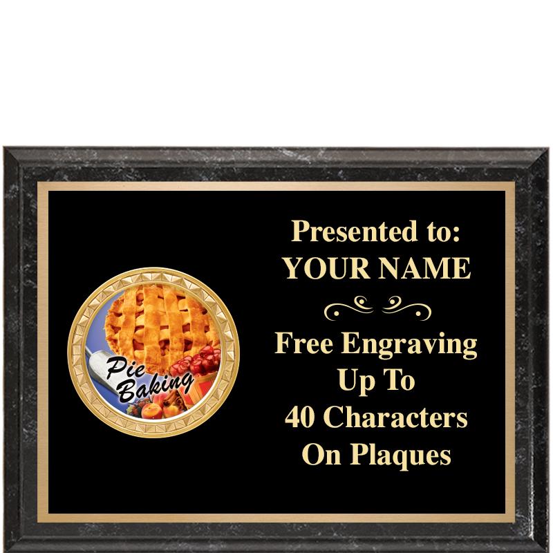 8X6 BLACK EXECUTIVE INSERT PLQ