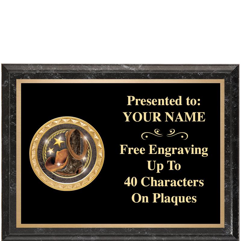 8X6 BLACK EXECUTIVE INSERT PLQ