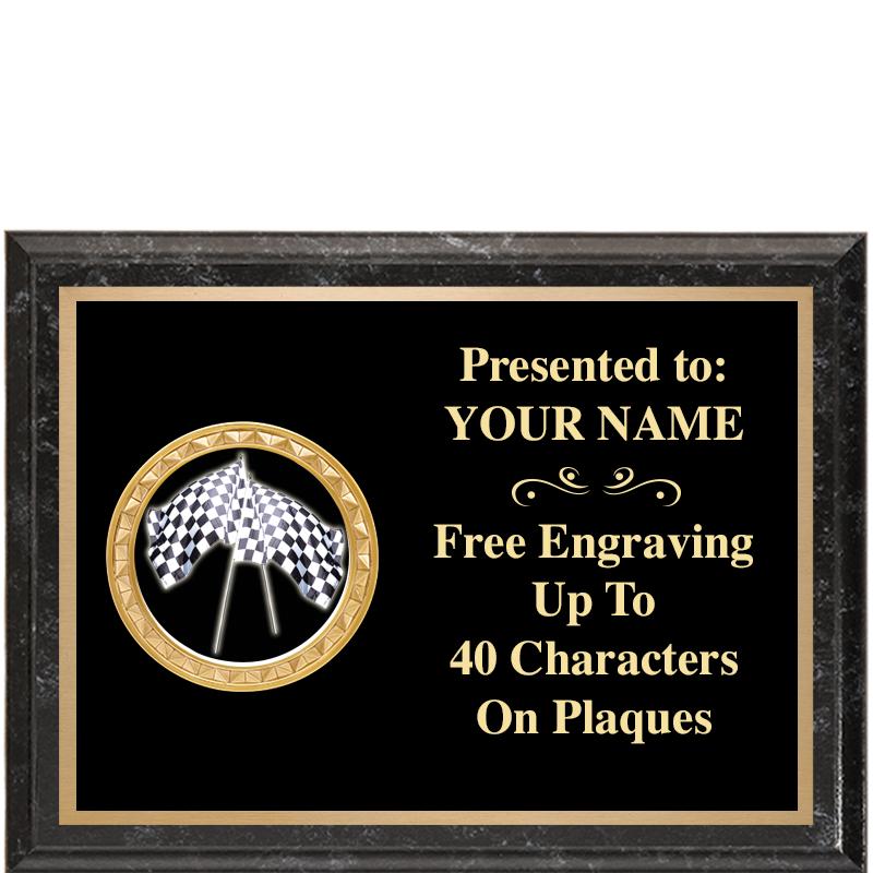 8X6 BLACK EXECUTIVE INSERT PLQ