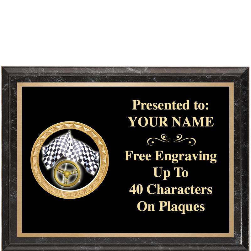 8X6 BLACK EXECUTIVE INSERT PLQ