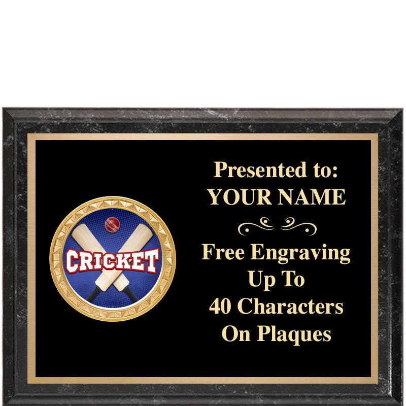 8X6 BLACK EXECUTIVE INSERT PLQ