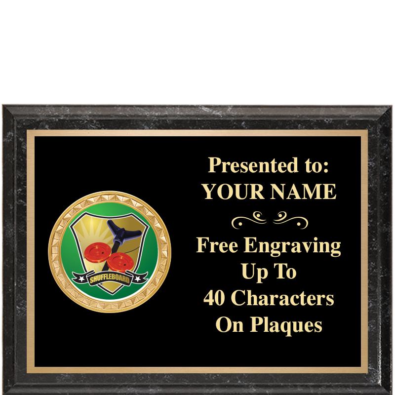 8X6 BLACK EXECUTIVE INSERT PLQ