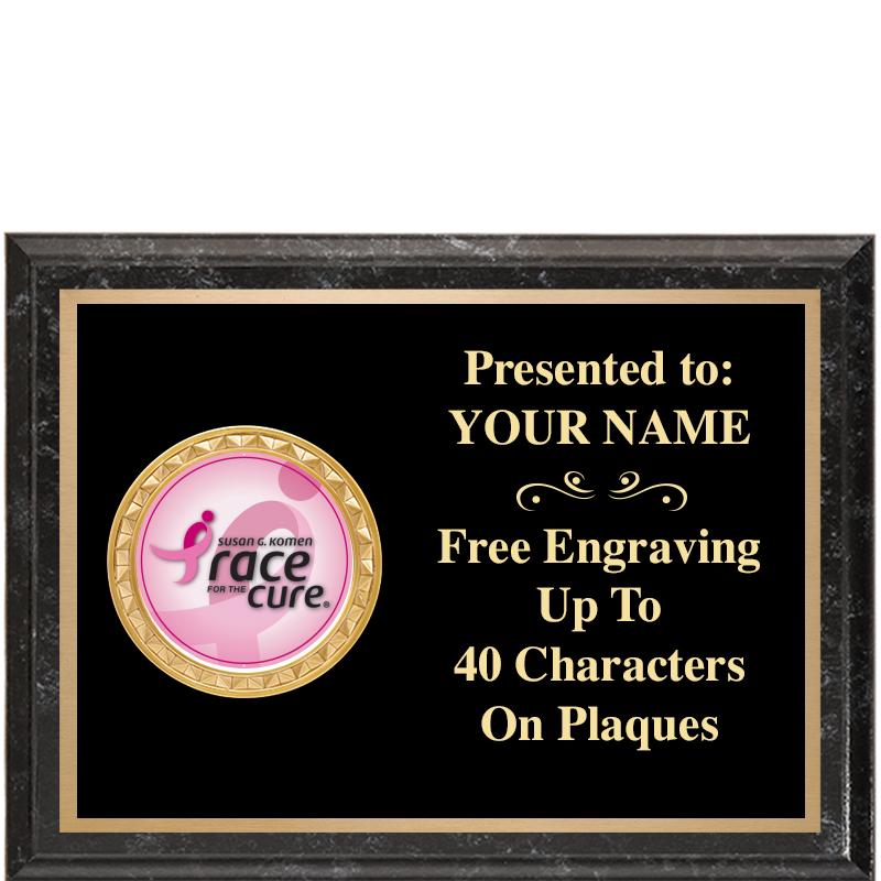 8X6 BLACK EXECUTIVE INSERT PLQ