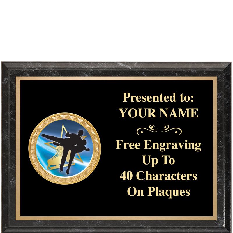 8X6 BLACK EXECUTIVE INSERT PLQ