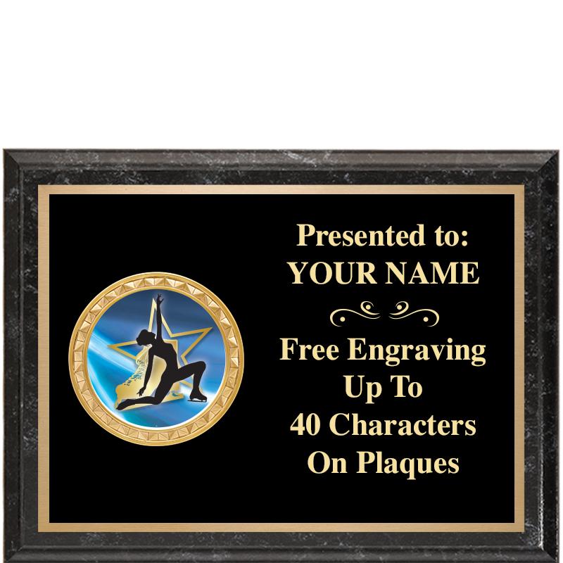 8X6 BLACK EXECUTIVE INSERT PLQ