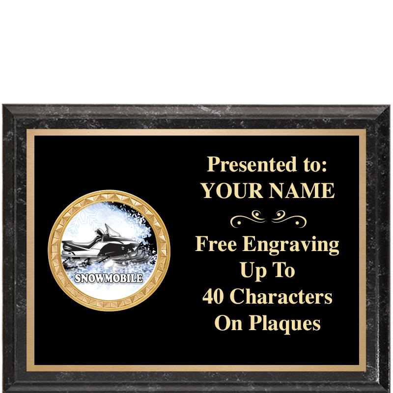 8X6 BLACK EXECUTIVE INSERT PLQ