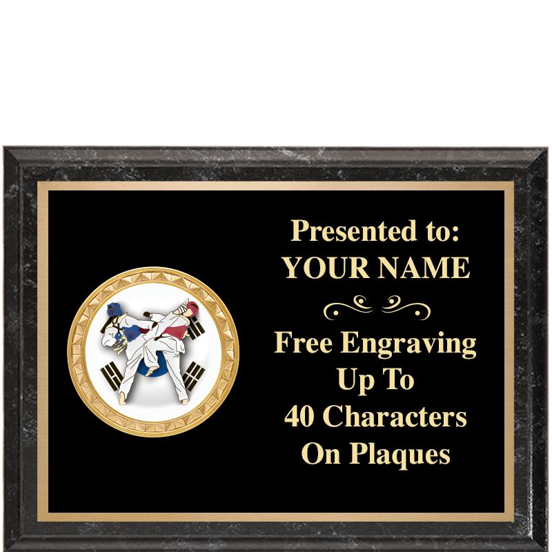 8X6 BLACK EXECUTIVE INSERT PLQ