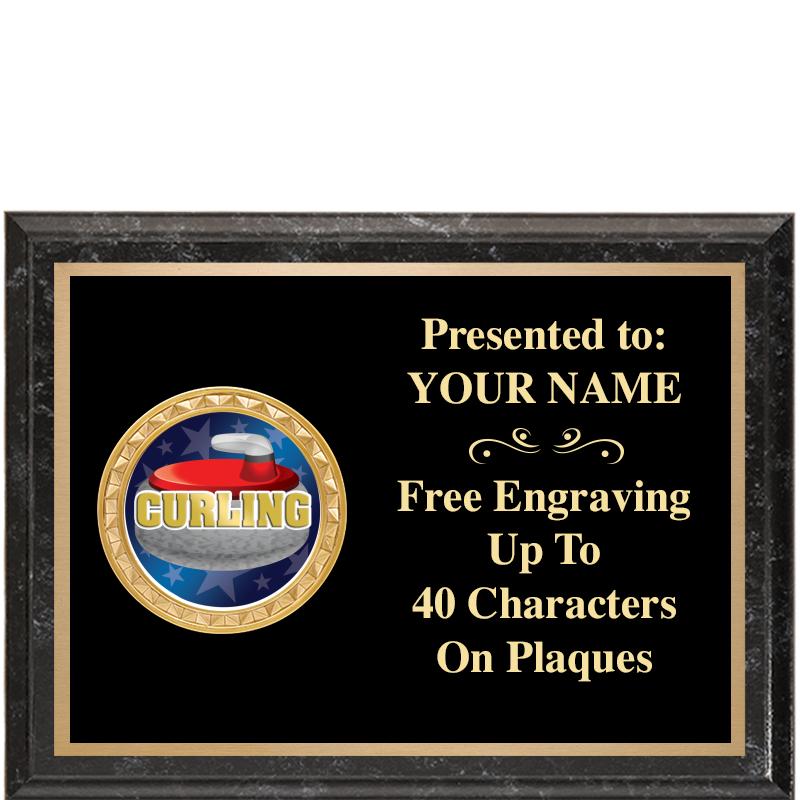 8X6 BLACK EXECUTIVE INSERT PLQ