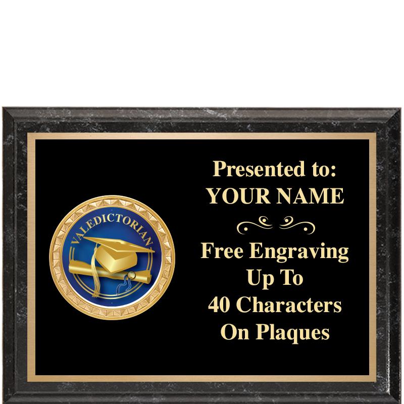 8X6 BLACK EXECUTIVE INSERT PLQ