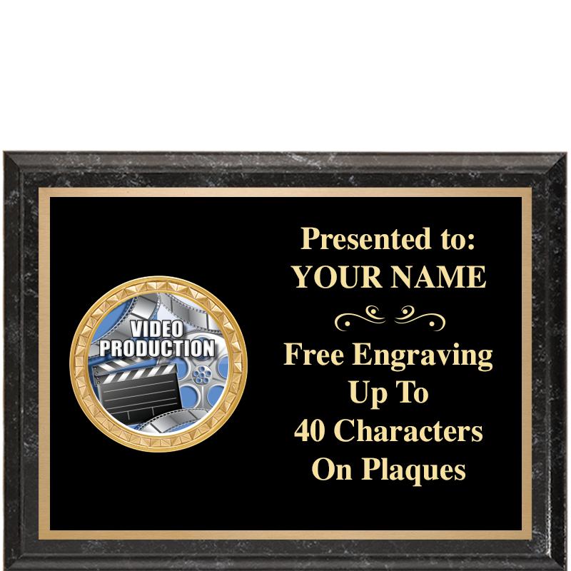 8X6 BLACK EXECUTIVE INSERT PLQ