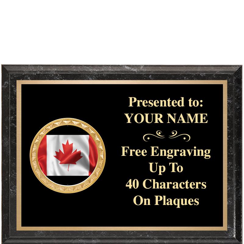 8X6 BLACK EXECUTIVE INSERT PLQ