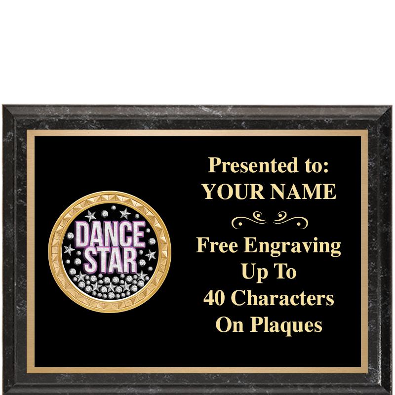 8X6 BLACK EXECUTIVE INSERT PLQ