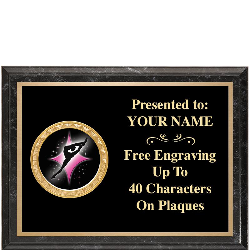 8X6 BLACK EXECUTIVE INSERT PLQ