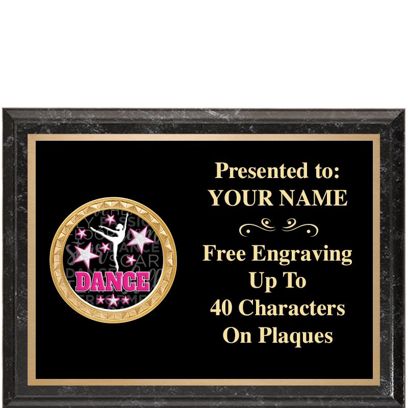 8X6 BLACK EXECUTIVE INSERT PLQ