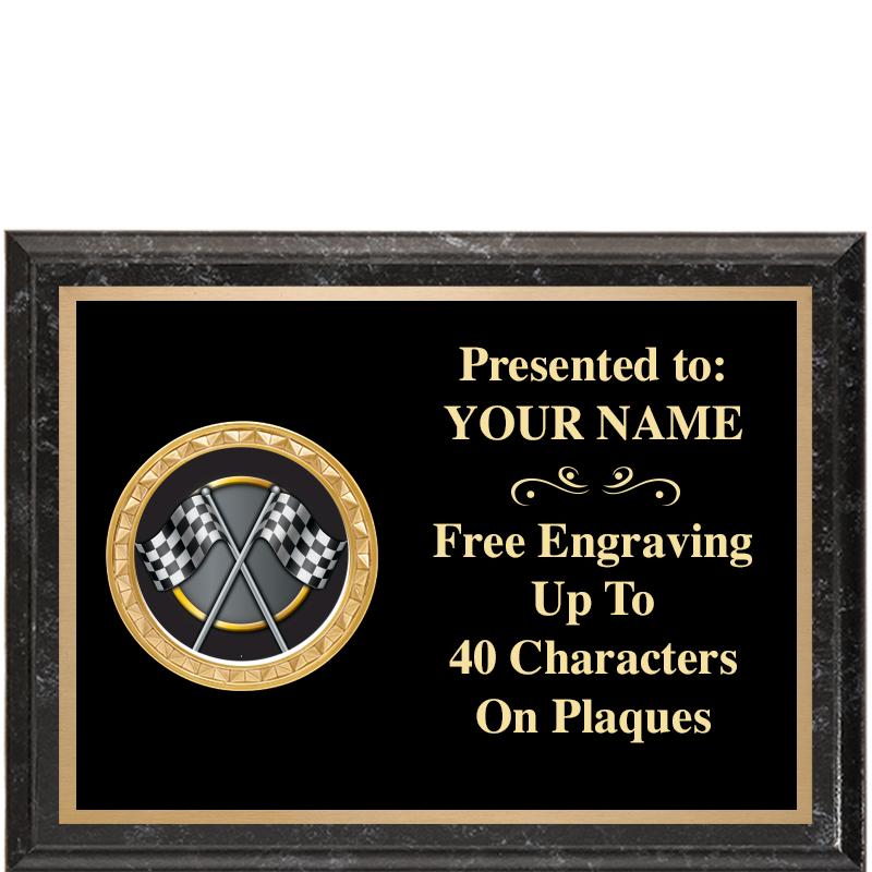 8X6 BLACK EXECUTIVE INSERT PLQ