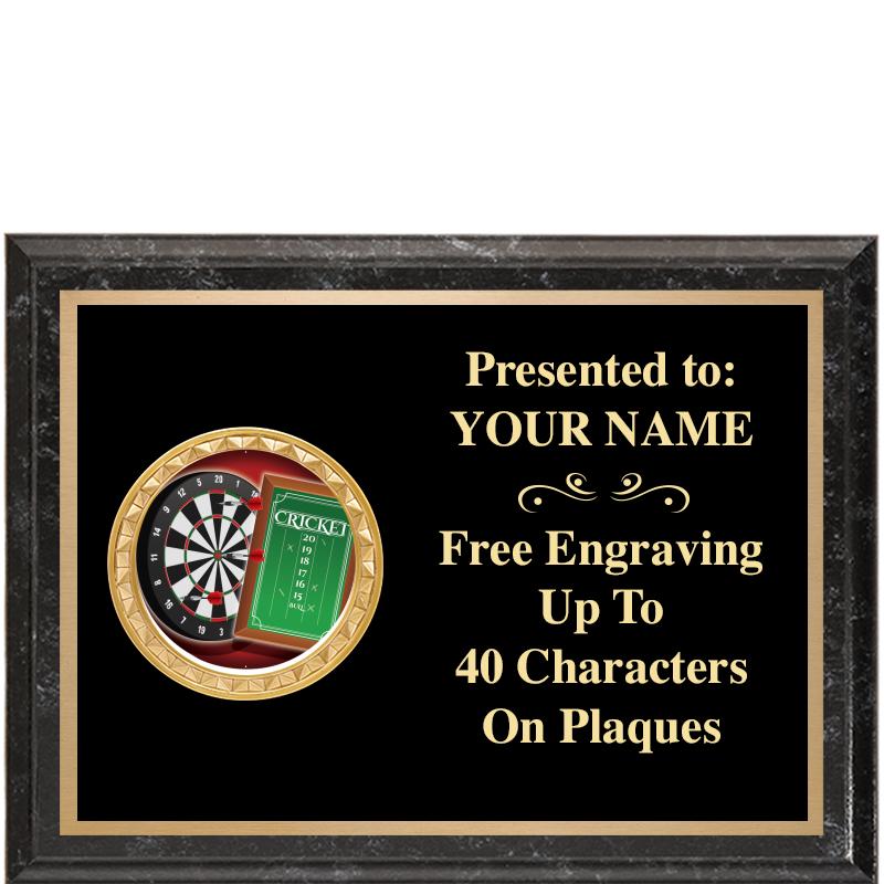 8X6 BLACK EXECUTIVE INSERT PLQ