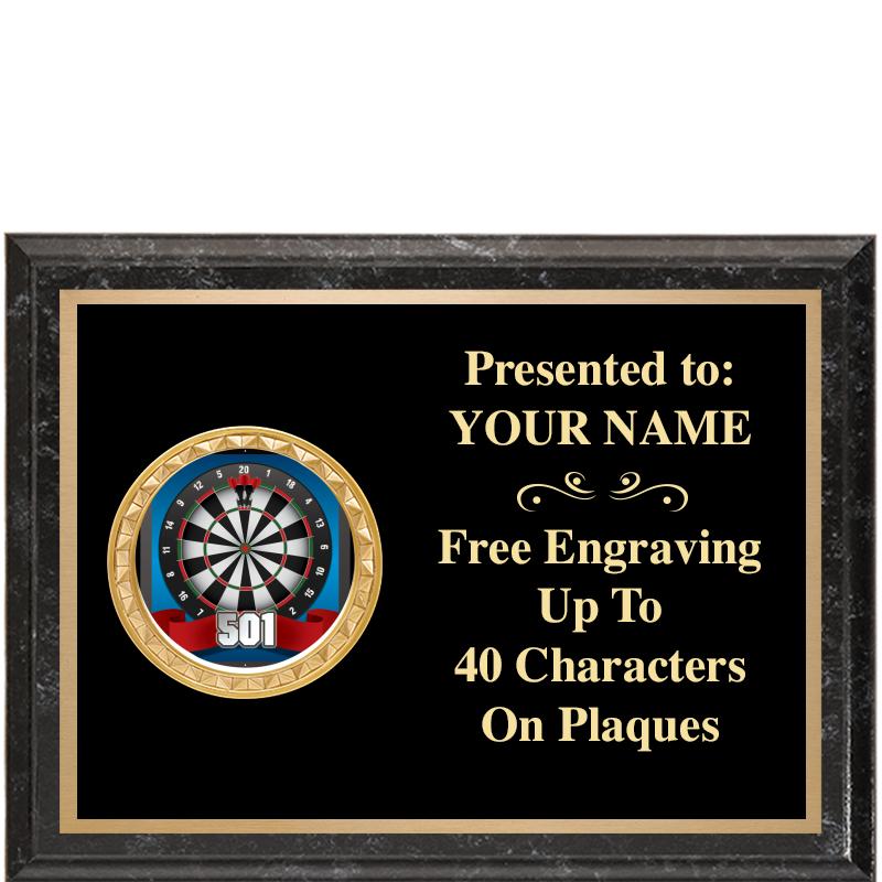 8X6 BLACK EXECUTIVE INSERT PLQ