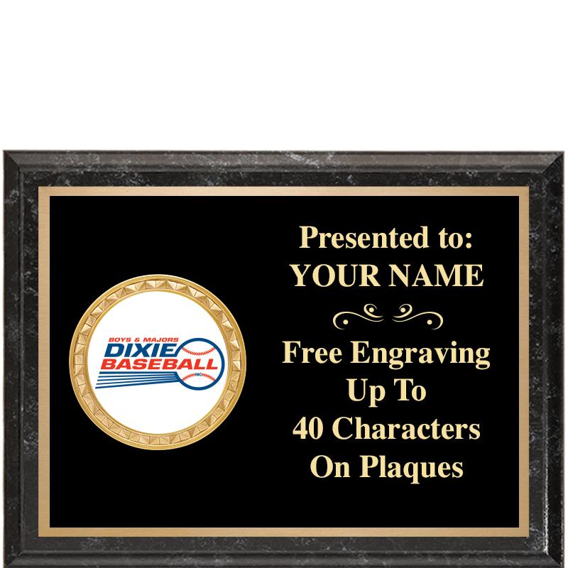 8X6 BLACK EXECUTIVE INSERT PLQ