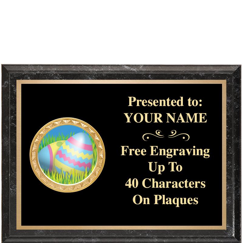 8X6 BLACK EXECUTIVE INSERT PLQ