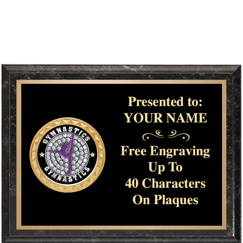 8X6 BLACK EXECUTIVE INSERT PLQ