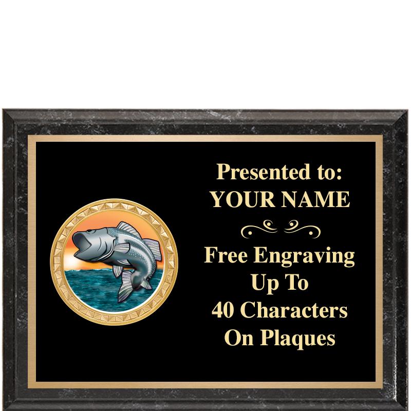 8X6 BLACK EXECUTIVE INSERT PLQ