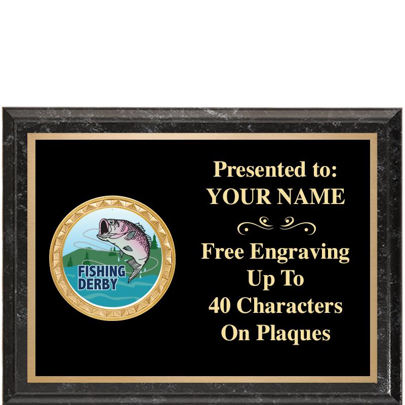 8X6 BLACK EXECUTIVE INSERT PLQ