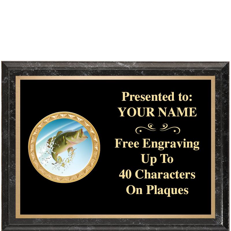 8X6 BLACK EXECUTIVE INSERT PLQ