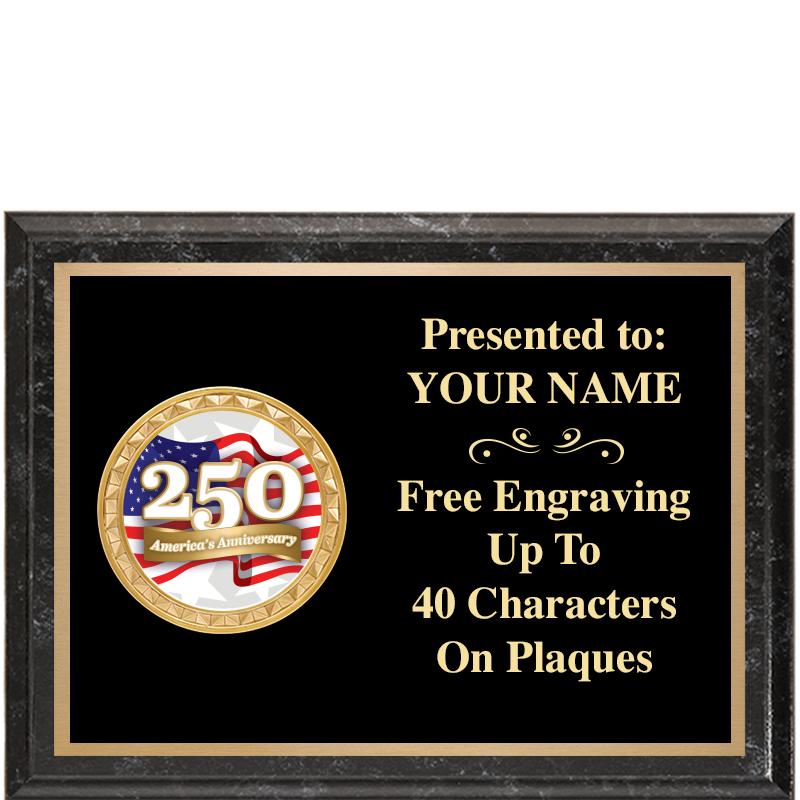 8X6 BLACK EXECUTIVE INSERT PLQ