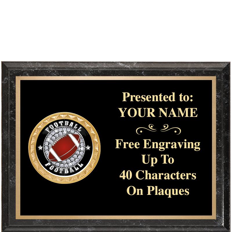 8X6 BLACK EXECUTIVE INSERT PLQ