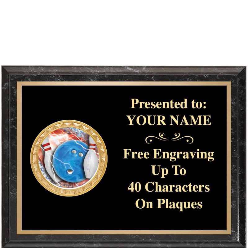 8X6 BLACK EXECUTIVE INSERT PLQ