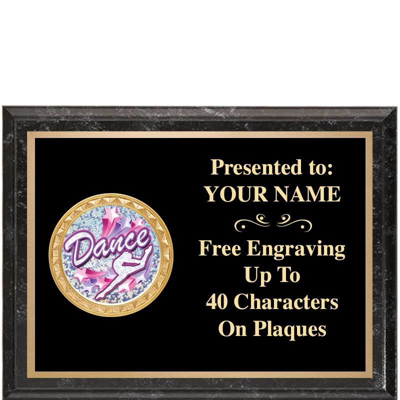 8X6 BLACK EXECUTIVE INSERT PLQ