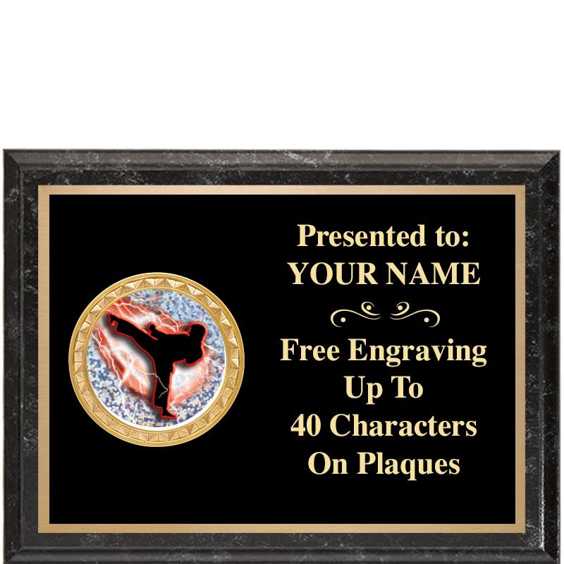 8X6 BLACK EXECUTIVE INSERT PLQ