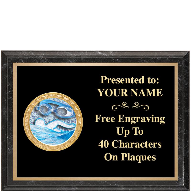 8X6 BLACK EXECUTIVE INSERT PLQ