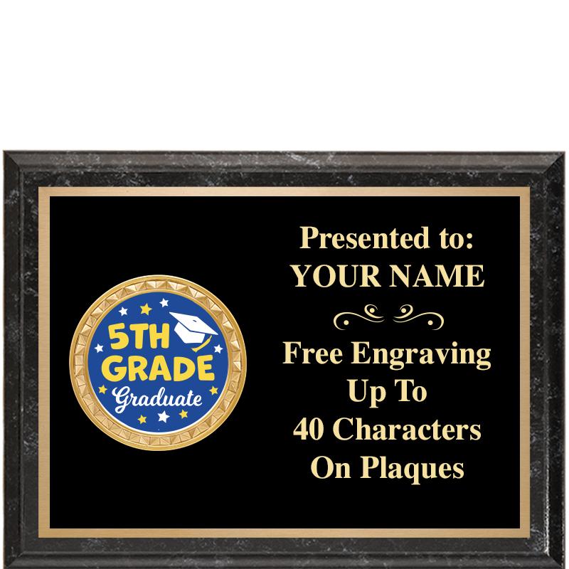 8X6 BLACK EXECUTIVE INSERT PLQ