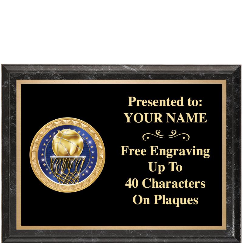 8X6 BLACK EXECUTIVE INSERT PLQ