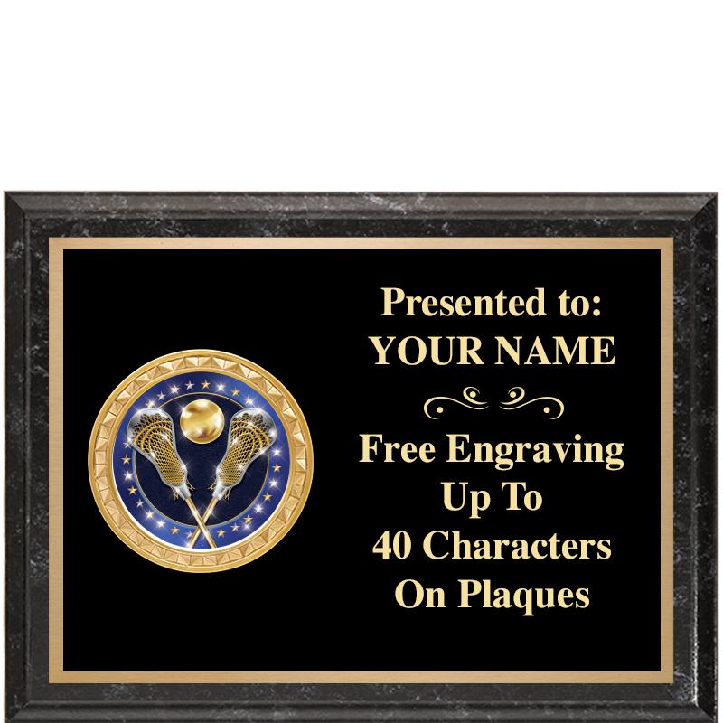 8X6 BLACK EXECUTIVE INSERT PLQ