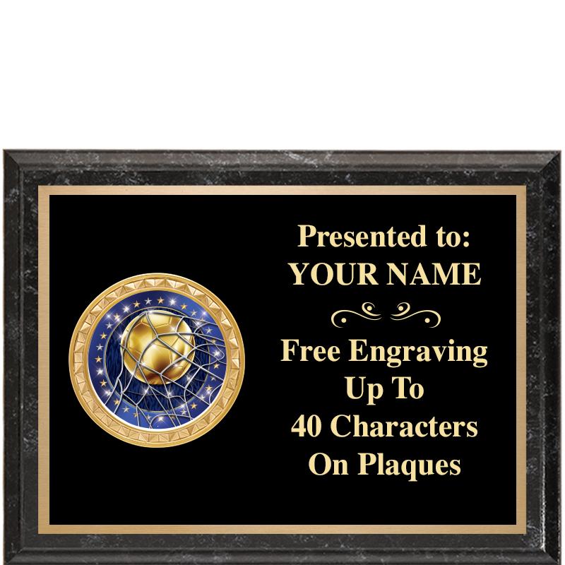 8X6 BLACK EXECUTIVE INSERT PLQ